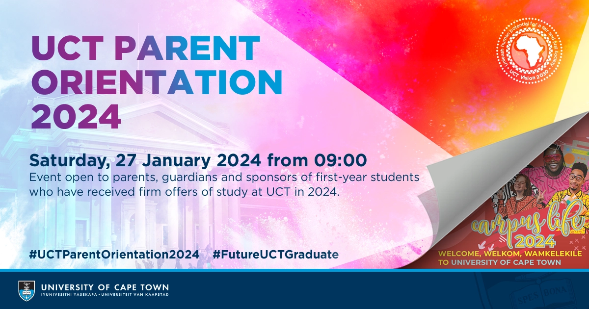 UCT Parent Orientation 2024